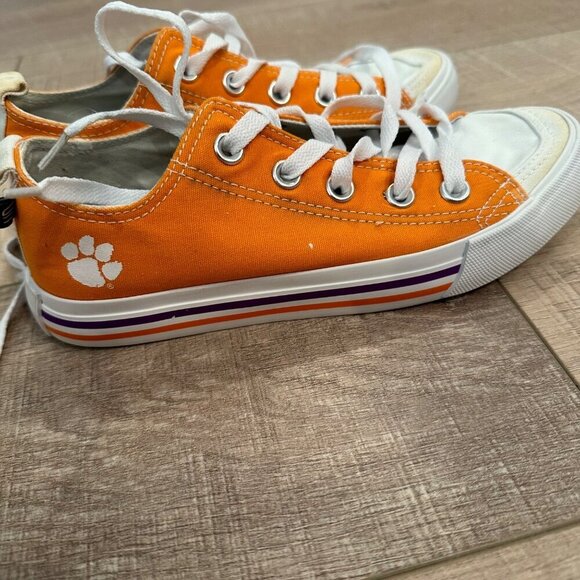 CLEMSON TIGERS WOMENS LOW TOP SNEAKER SHOES SIZE 6M - Picture 7 of 7